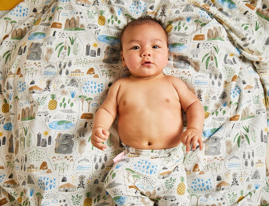 Halcyon Nights - Baby Swaddle Wrap - BIG ADVENTURES