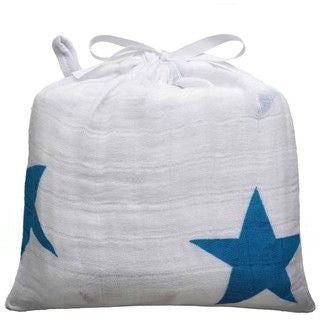 Aden and Anais - Swaddle - Brilliant Blue - swaddle - Aden and Anais - Afterpay - Zippay Carry Them Close