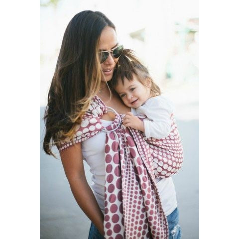 Tula Ring Sling - Pearl Bordeaux - Wrap Conversion - Ring Sling - Tula - Afterpay - Zippay Carry Them Close