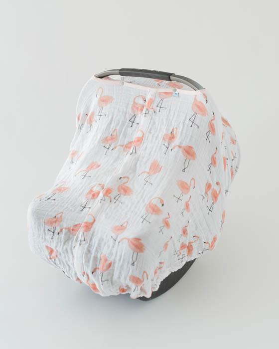 Little Unicorn - Car Seat Canopy - Pink Ladies