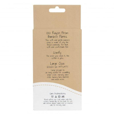 All4Ella Bamboo Baby Swaddle Wrap - Grey Heart - Swaddle - All4Ella - Afterpay - Zippay Carry Them Close