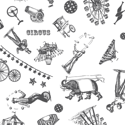 Bebe Au Lait - Bamboo Baby Swaddle - Circus & Big Tops (2pk)