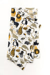 Clementine Kids - Cotton Muslin Baby Swaddle - Zoology