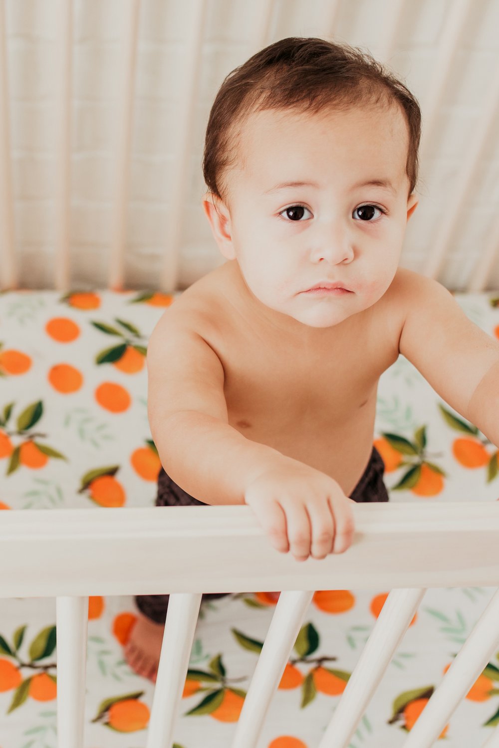 Clementine Kids - Muslin Cot Sheet - Clementine