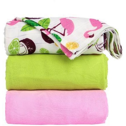 Tula Blanket - Coco Flamingo (Set of 3) - Baby Blankets - Tula - Afterpay - Zippay Carry Them Close