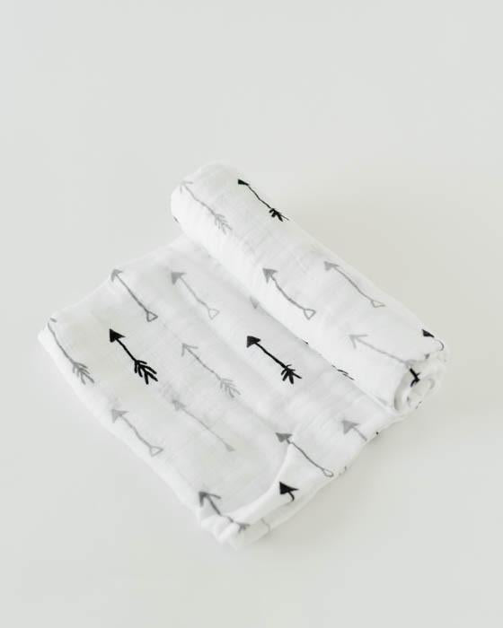 Little Unicorn - Cotton Muslin Baby Swaddle - Arrow