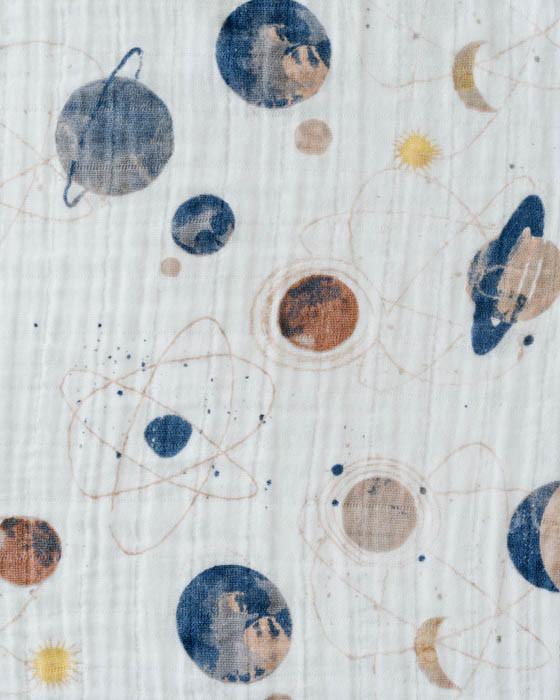 Little Unicorn - Cotton Muslin Baby Swaddle - Planetary