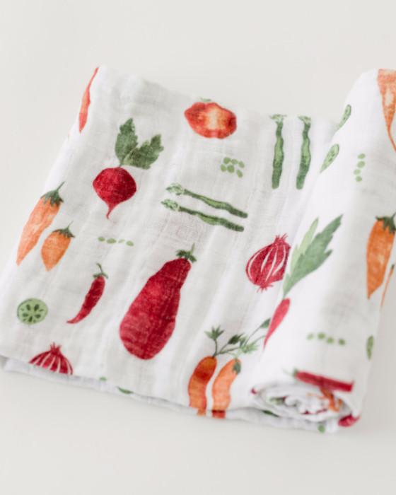 Little Unicorn - Cotton Muslin Baby Swaddle - Farmers Market