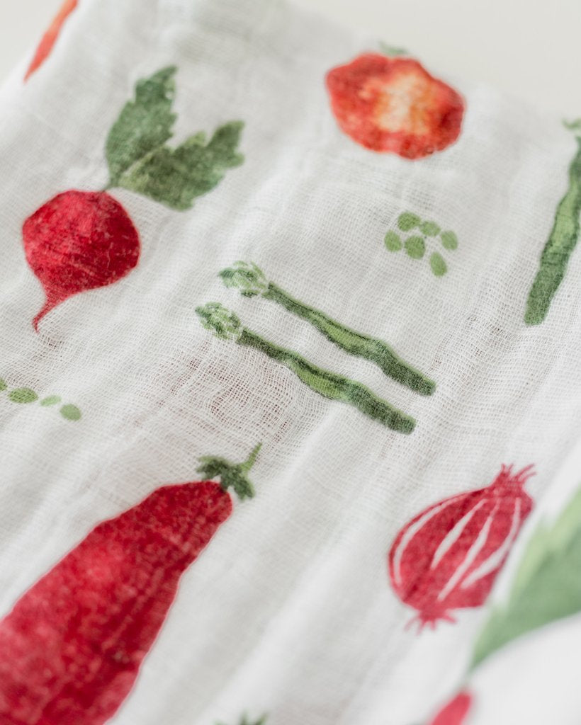 Little Unicorn - Cotton Muslin Baby Swaddle - Farmers Market