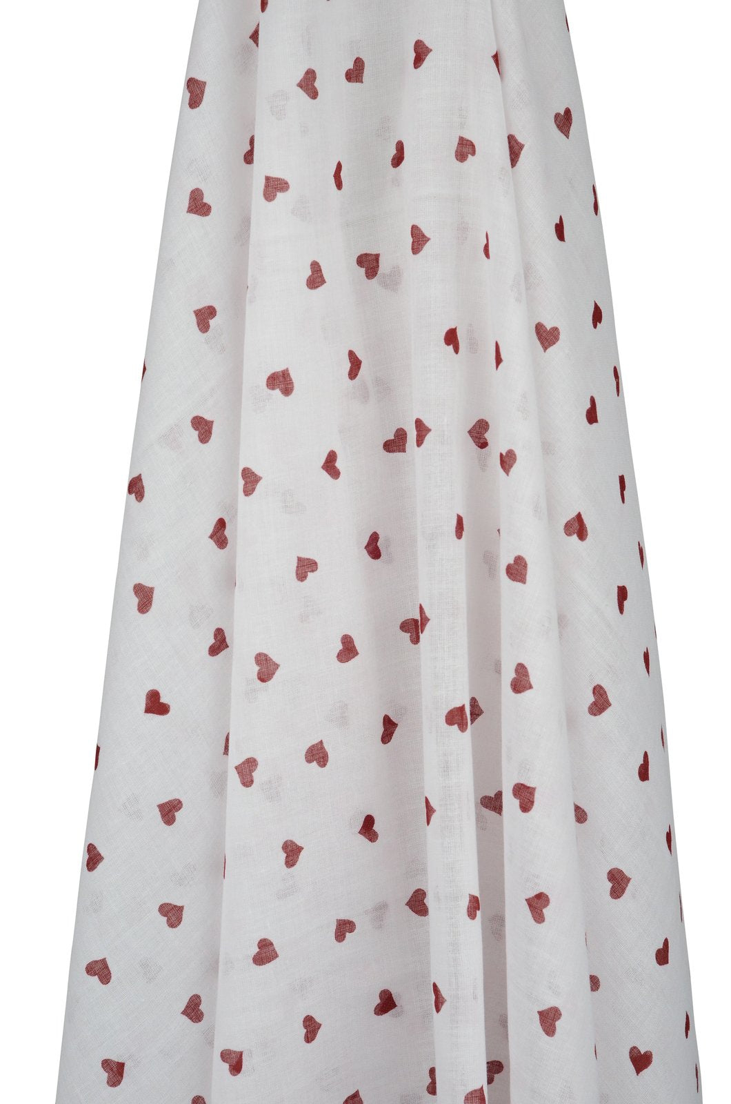 Emotion & Kids - Muslin Swaddle Wrap - Red Hearts