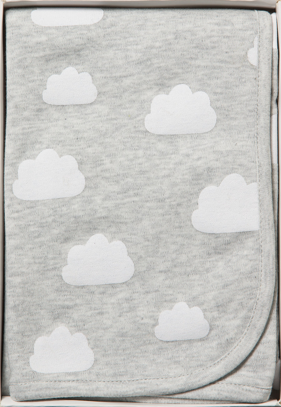 Emotion & Kids - Baby Swaddle Wrap - Grey Cloud
