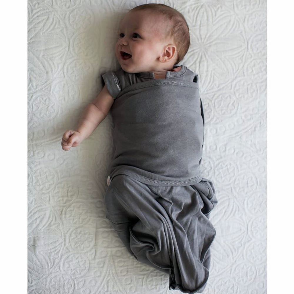 Embe - Baby Swaddle Classic Transitional SwaddleOut - Slate