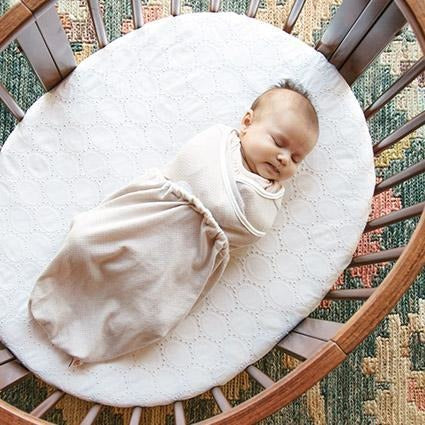 Ergobaby Lightweight Swaddler - Sand (One Size) - swaddle - Ergobaby - Afterpay - Zippay Carry Them Close