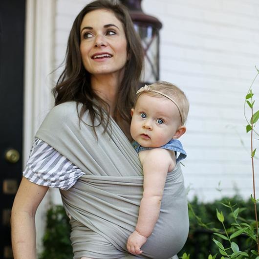Boba Stretchy Wrap - Grey Bamboo - Stretchy Wrap - Boba - Afterpay - Zippay Carry Them Close