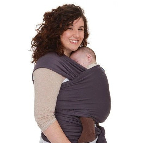 Moby Wrap Organic - Eggplant, , Stretchy Wrap, Moby, Carry Them Close - 1