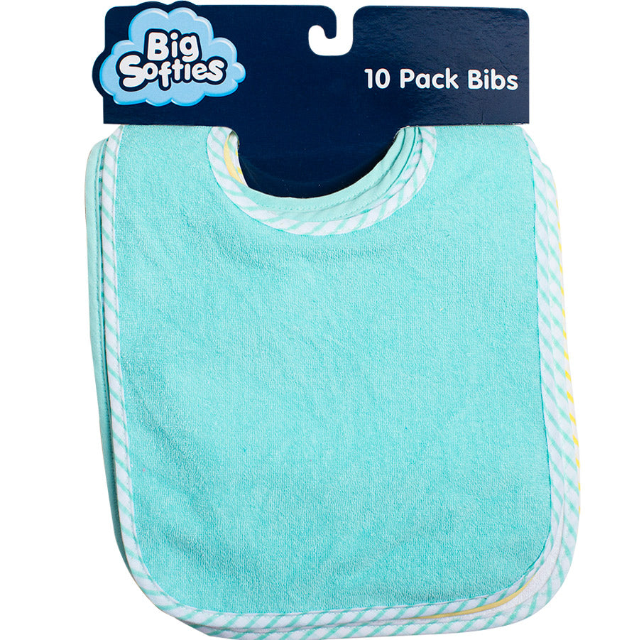 Big Softies - Bibs Greens (10 Pk)