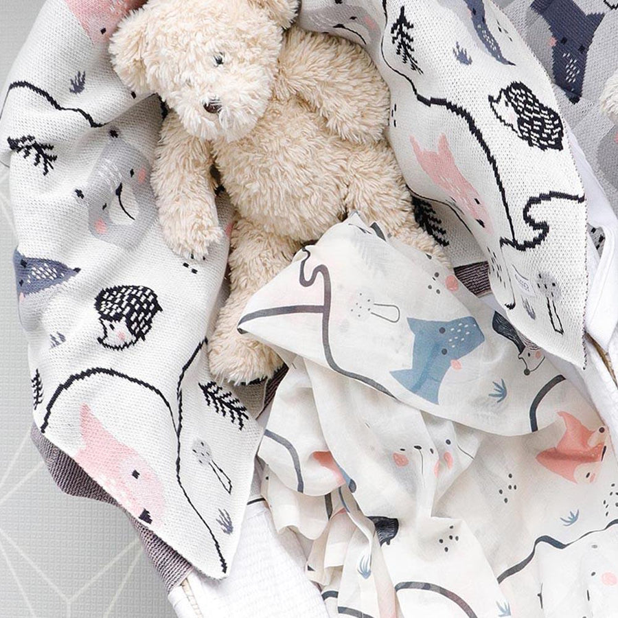 Di Lusso Living - Baby Blanket - Forrest Walk