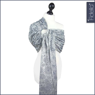Fidella Ring Sling - Iced Butterfly - Smoke - Ring Sling - Fidella - Afterpay - Zippay Carry Them Close