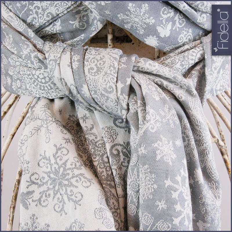Fidella Woven Wrap - Iced Butterfly smoke - Woven Wrap - Fidella - Afterpay - Zippay Carry Them Close