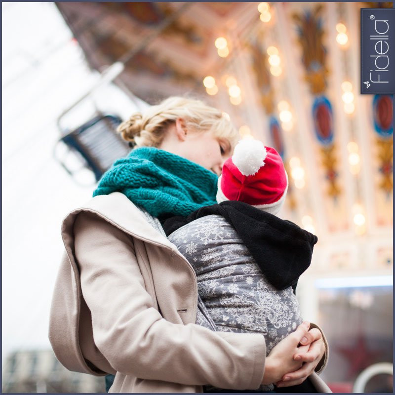 Fidella Woven Wrap - Iced Butterfly smoke - Woven Wrap - Fidella - Afterpay - Zippay Carry Them Close