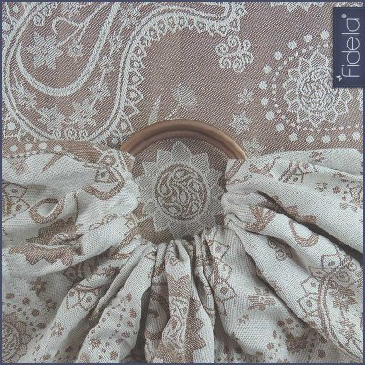 Fidella Ring Sling - Persian Paisley toffee - Ring Sling - Fidella - Afterpay - Zippay Carry Them Close