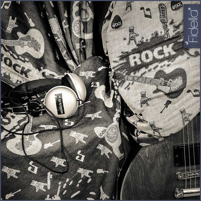 Fidella Ring Sling - Rock n Rolla -silver - Ring Sling - Fidella - Afterpay - Zippay Carry Them Close