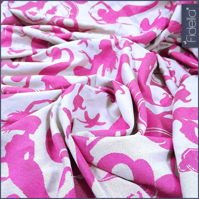 Fidella Ring Sling - Sirens - raspberry - Ring Sling - Fidella - Afterpay - Zippay Carry Them Close