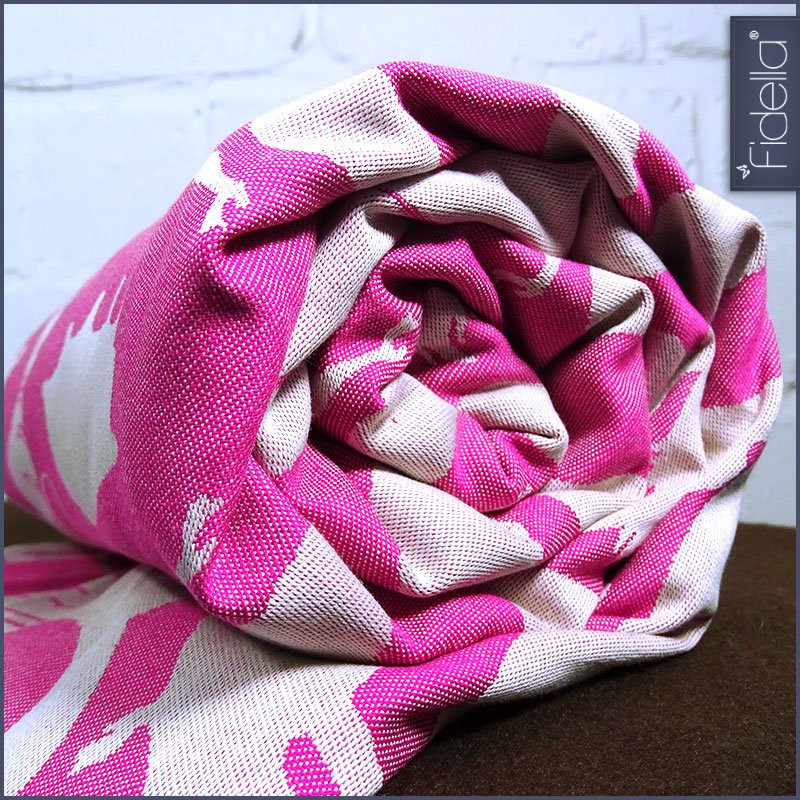 Fidella Woven Wrap - Sirens - raspberry - Woven Wrap - Fidella - Afterpay - Zippay Carry Them Close