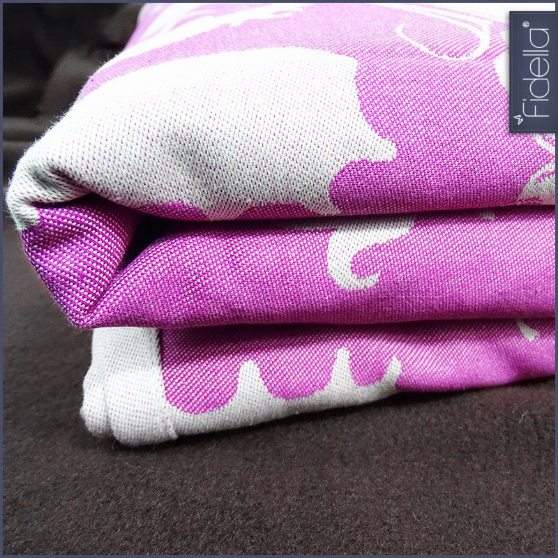 Fidella Woven Wrap - Sirens - raspberry - Woven Wrap - Fidella - Afterpay - Zippay Carry Them Close