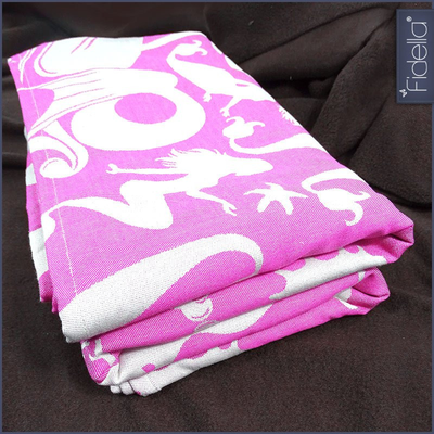 Fidella Woven Wrap - Sirens - raspberry - Woven Wrap - Fidella - Afterpay - Zippay Carry Them Close