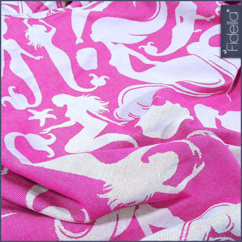 Fidella Woven Wrap - Sirens - raspberry - Woven Wrap - Fidella - Afterpay - Zippay Carry Them Close