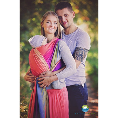 Little Frog Woven Wrap - Fuchsia Agat, , Woven Wrap, Little Frog, Carry Them Close - 2