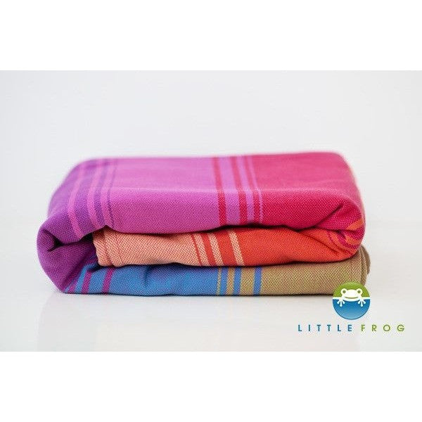 Little Frog Woven Wrap - Fuchsia Agat, , Woven Wrap, Little Frog, Carry Them Close - 4