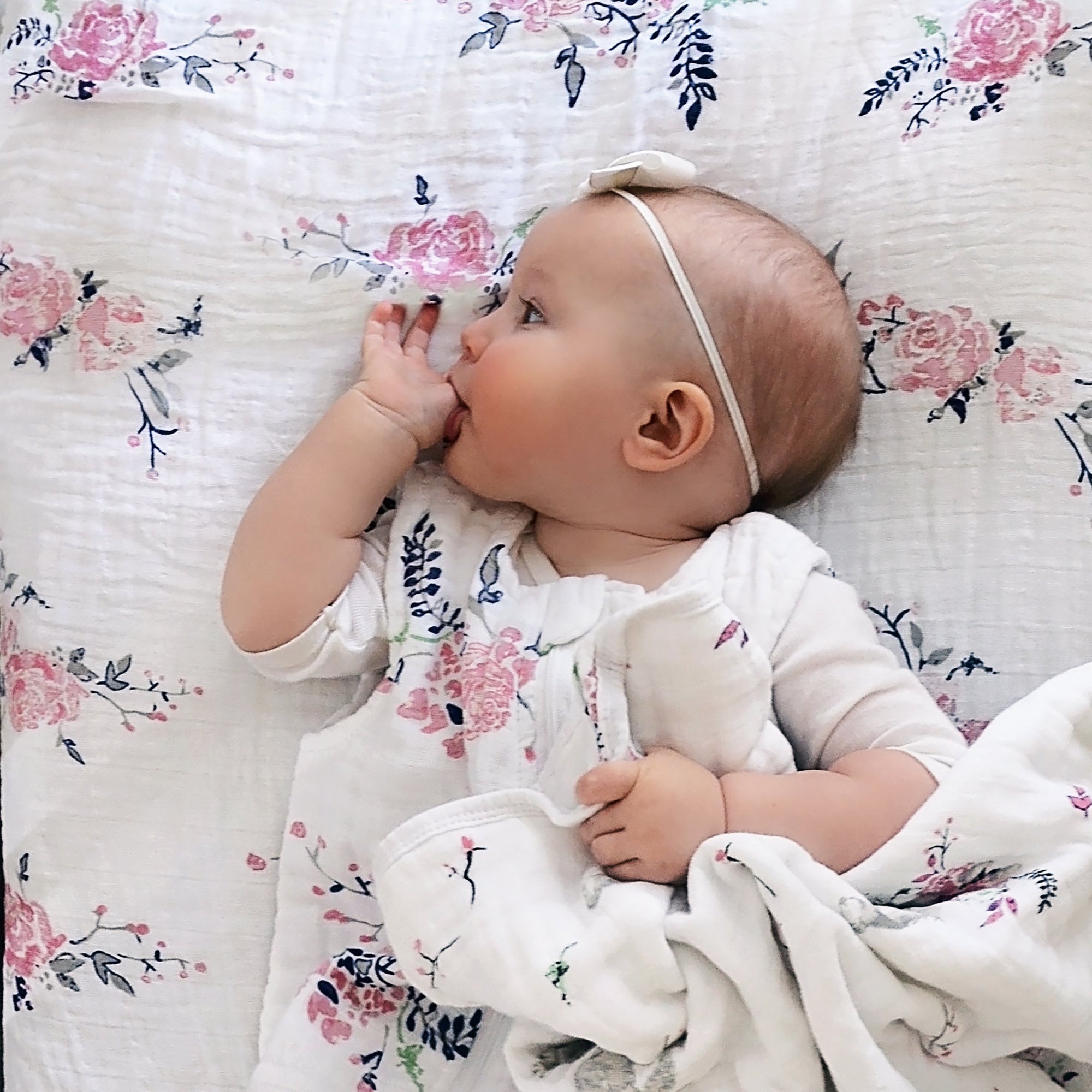 Bebe Au Lait - Changing Pad Cover - Garland