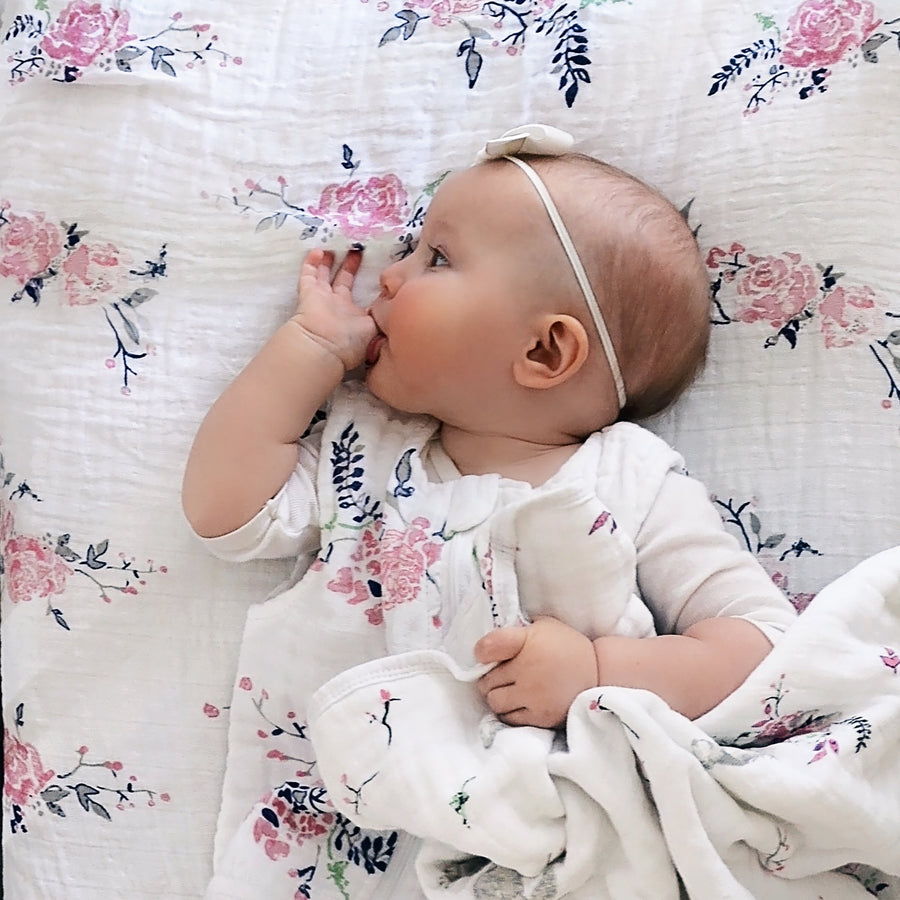 Bebe Au Lait - Changing Pad Cover - Garland