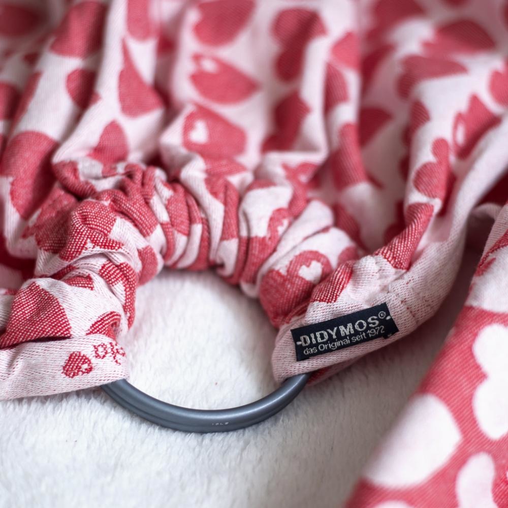 Didymos Ring Sling (DidySling) - Graziela Hearts - Ring Sling - Didymos - Afterpay - Zippay Carry Them Close