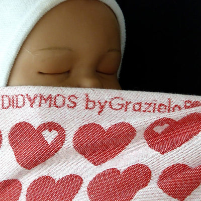 Didymos Ring Sling (DidySling) - Graziela Hearts - Ring Sling - Didymos - Afterpay - Zippay Carry Them Close