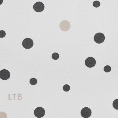 Little Turtle Baby - Stretch Jersey Swaddle - Grey & Beige Spots