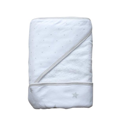 Little Turtle Baby - Hooded Towel - Spots & Stars