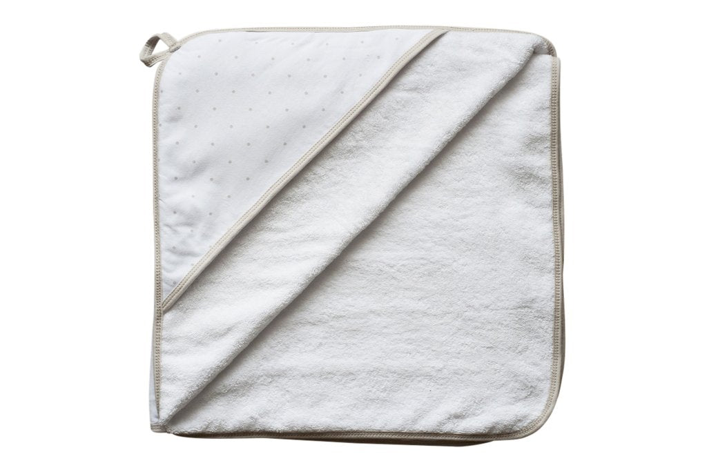 Little Turtle Baby - Hooded Towel - Spots & Stars