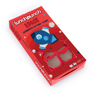Lunch Punch Sandwich Cutters Pairs - Space