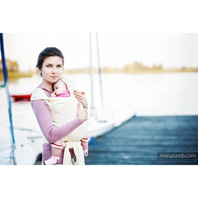 Lenny Lamb Stretchy Wrap - IVORY - Stretchy Wrap - Lenny Lamb - Afterpay - Zippay Carry Them Close
