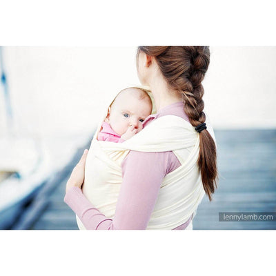 Lenny Lamb Stretchy Wrap - IVORY - Stretchy Wrap - Lenny Lamb - Afterpay - Zippay Carry Them Close