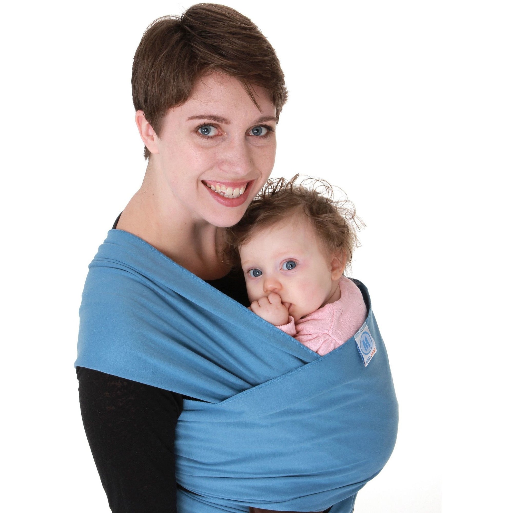 Moby Wrap - Indigo - Stretchy Wrap - Moby - Afterpay - Zippay Carry Them Close