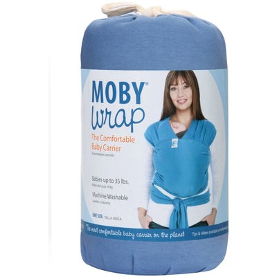 Moby Wrap - Indigo - Stretchy Wrap - Moby - Afterpay - Zippay Carry Them Close