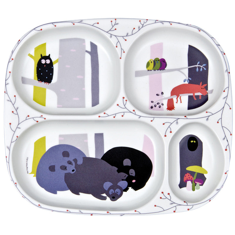 Petit Jour - 4 Compartment Serving Plate - Forrest
