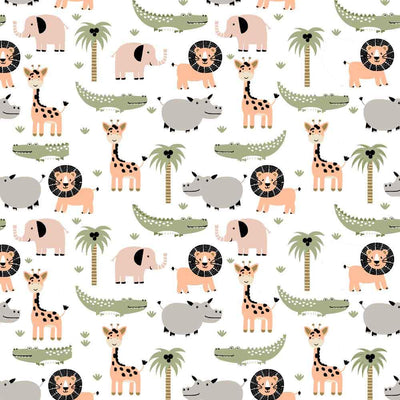Di Lusso Living - Muslin Baby Swaddle Wrap - Jungle Safari