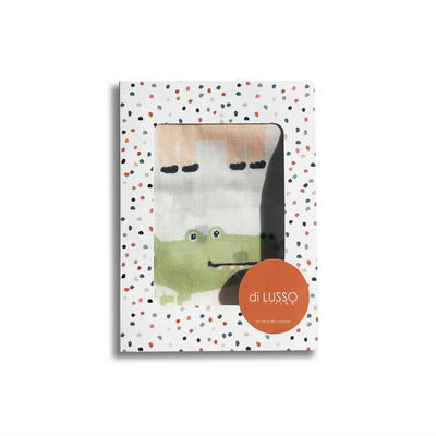 Di Lusso Living - Muslin Baby Swaddle Wrap - Jungle Safari