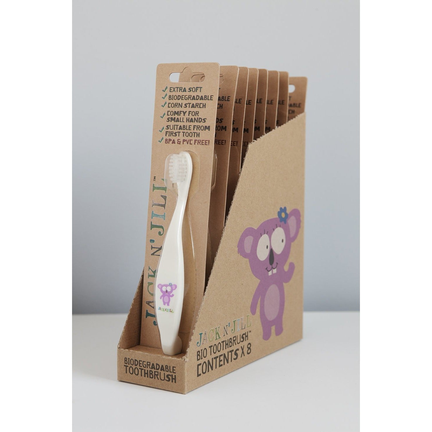 Jack n' Jill - Bio Toothbrush - Koala - Mouth Care - Jack n Jill - Afterpay - Zippay Carry Them Close
