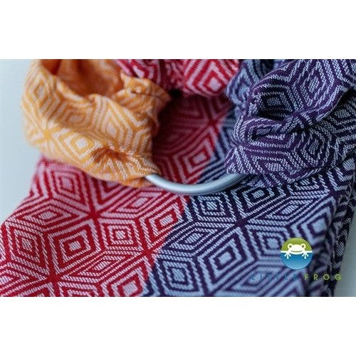 Little Frog Ring Sling - Jacquard Fruity Cube - Ring Sling - Little Frog - Afterpay - Zippay Carry Them Close
